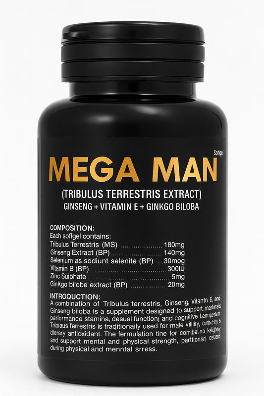 MEGA MAN – Male Vitality & Stamina Support